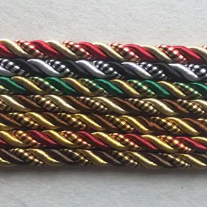 3 Strands Twisted Cord 10ミリメートル/Decorative Twisted Cord /Twisted Rayon Cord