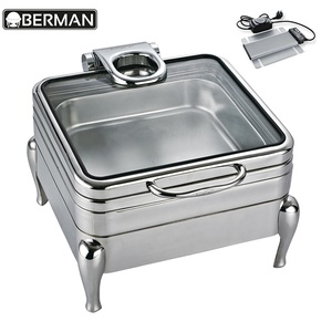Alberghi e <span class=keywords><strong>catering</strong></span> servizi idraulico scaldavivande oro buffet shafing piatto per la vendita dubai - Product Image 4
