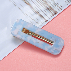 เต่า Shell Duckbill คลิป,เรซิ่นจระเข้คลิปผมจระเข้เสือดาวพิมพ์ผมคลิปสำหรับผู้หญิงจัดแต่งทรงผม - Product Image 4