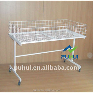 Présentoir en métal pour supermarché, produit en vrac, <span class=keywords><strong>table</strong></span> <span class=keywords><strong>d</strong></span>'<span class=keywords><strong>exposition</strong></span> au sol de l'usine chinois, promotion - Product Image 4
