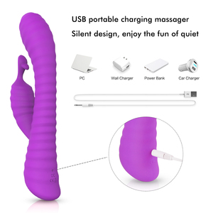 S-HANDE Erwachsene Produkte Rosa 9 Vibration Modi G-Spot Dual Vibrierenden <span class=keywords><strong>Dildo</strong></span> Wasserdichte multi-speed-kaninchen Vibrator - Product Image 5