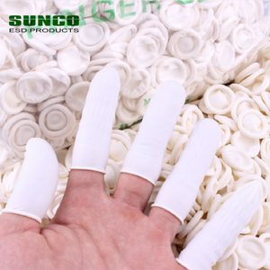 Wit Poeder Gratis Wegwerp Industriële Latex Vinger Babybedjes - Product Image 4