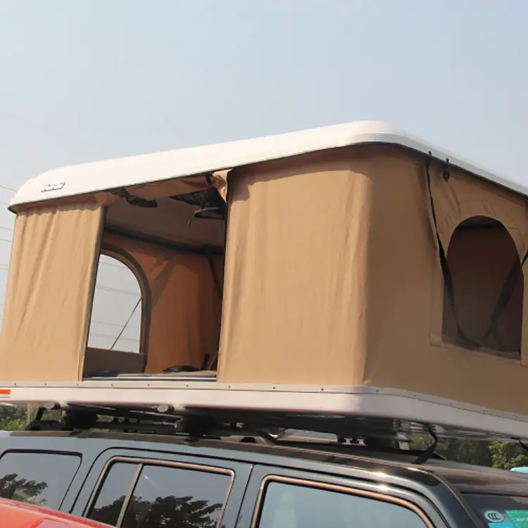 2022 새로운 스타일 야외 휴대용 4 인 가족 캠핑 자동차 지붕 텐트