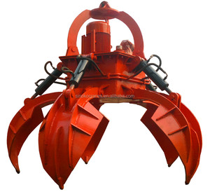 Garra Hidráulica Eléctrica Industrial para Residuos de Cáscara de Naranja, Control Remoto Inalámbrico, Cuchara de Agarre para Grúa en Venta - Product Image 2