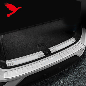 In acciaio inossidabile SUV posteriore Boot interno ed esterno paraurti protezione protezione piastra di protezione coperchio per VW <span class=keywords><strong>Volkswagen</strong></span> <span class=keywords><strong>T</strong></span>-<span class=keywords><strong>ROC</strong></span> <span class=keywords><strong>2017</strong></span>-2024 - Product Image 3