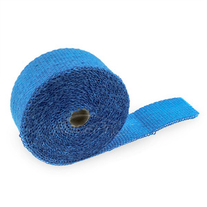 RACEPRO Universal Motorcycle Fiberglass <strong>Exhaust</strong> Header Pipe Heat Wrap <strong>Tape</strong> W/ 5 Steel Ties - Product Image 3