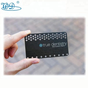 de nombre de metal id invitación de la tarjeta de crédito de acero inoxidable de metal en blanco tarjeta de negocio - Product Image 5