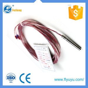 المقاومة الحرارية <span class=keywords><strong>wzp</strong></span>-<span class=keywords><strong>035</strong></span> RTD <span class=keywords><strong>pt100</strong></span> استشعار درجة الحرارة مع 3 أسلاك