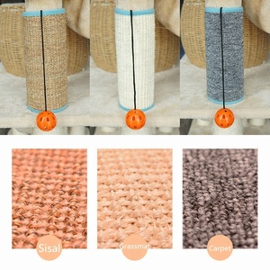Factory Price Fun Playing <strong>Cat</strong> <strong>Scratch</strong> <strong>Board</strong> on Table Legs Sisal <strong>Cat</strong> Scratching Pad with Mini Ball Toy Fixed Mat - Product Image 6