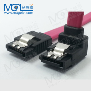 Cable de datos Sata una curva cabeza con <span class=keywords><strong>metralla</strong></span> puerto serie y cable de disco duro - Product Image 2
