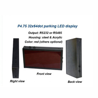 Affichage à LED avec RS232/RS485/TCP/IP étanche pour les appels de file d'attente extérieure et le système de stationnement Boîtier en aluminium