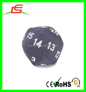 Le b0242 2016 neuen design großhandel rot-<span class=keywords><strong>pl</strong></span>üschigen 20 seitige würfel mit einstelligen - Product Image 3