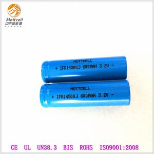 Cabeza convexa 14500J reachargeable batería li-ion 600 mAh 3.<span class=keywords><strong>2</strong></span> V para los juguetes de gama alta de herramientas digitales - Product Image 6