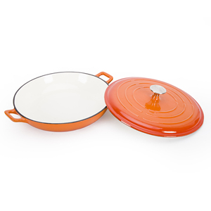 Casseroles <span class=keywords><strong>de</strong></span> cuisine <span class=keywords><strong>en</strong></span> <span class=keywords><strong>fonte</strong></span>, effet émaillé - Product Image 3