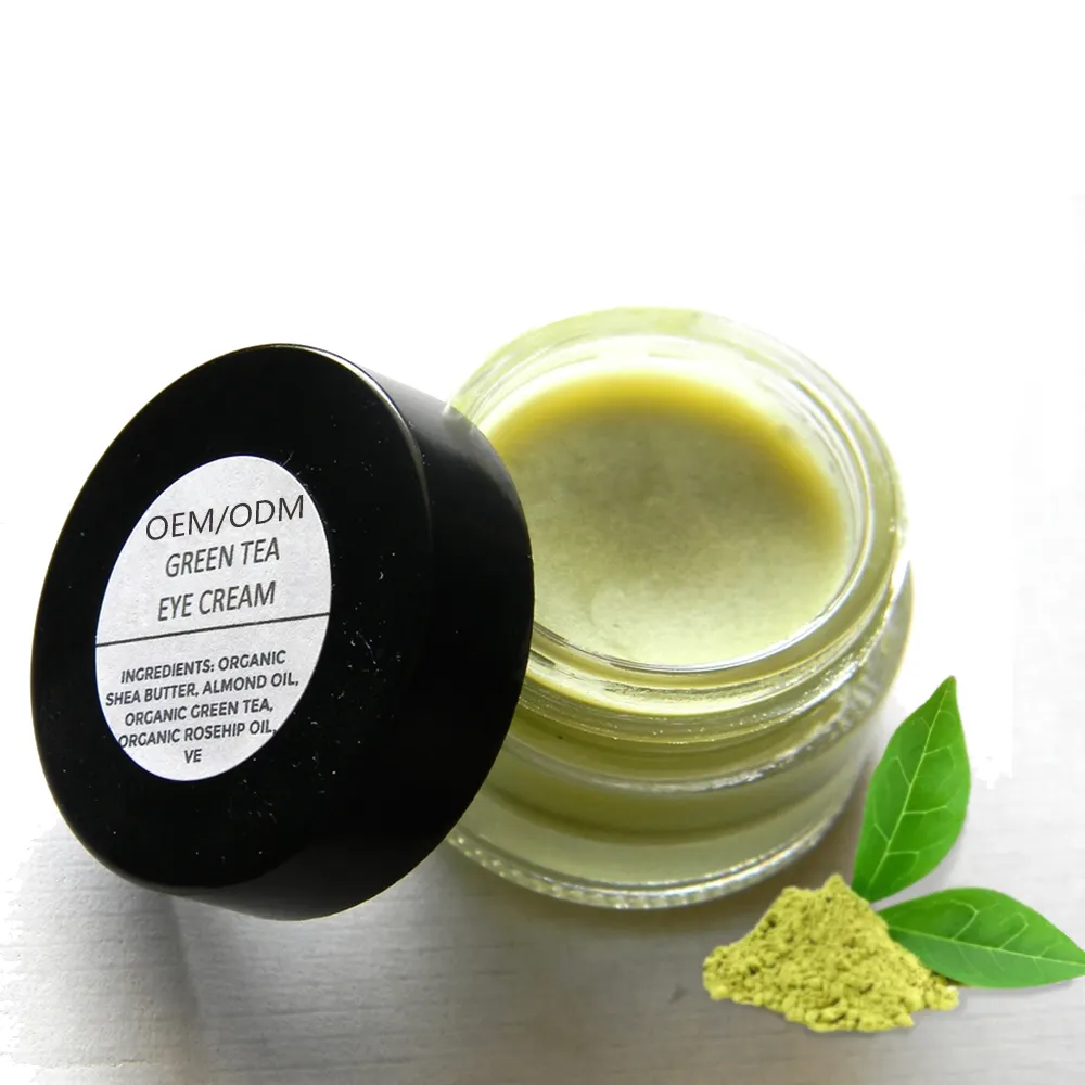 OEM ODM Private Label Natural Green Tea Eye Cream For dark circles puffy eyes & minimizes fine lines