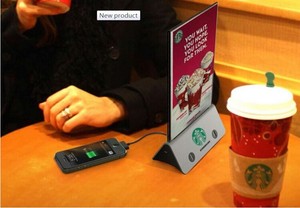 <span class=keywords><strong>Restaurante</strong></span> de <span class=keywords><strong>la</strong></span> estación de carga con publicidad menu banco de <span class=keywords><strong>la</strong></span> energía para el smartphone - Product Image 6