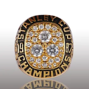 Oro di lusso della gioventù calcio campionato sportivo anelli di design your own anelli anello liceo medaglia d'oro olimpica