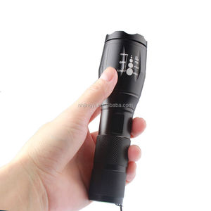 <span class=keywords><strong>Torcia</strong></span> LED 10W con Zoom, 100.000 Lumen, Dimmerabile, Impermeabile, Design in Alluminio per Campeggio - Product Image 1