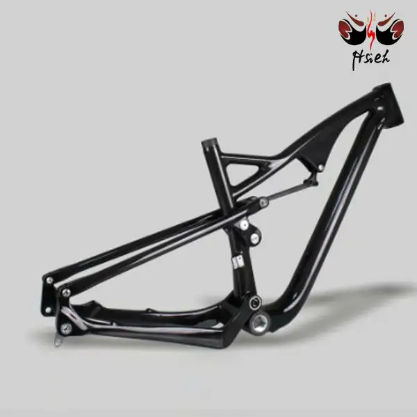 2013 Nieuwe Collectie 26ER Full Carbon Suspension Mtb Frame Clear Coating Down Hill
