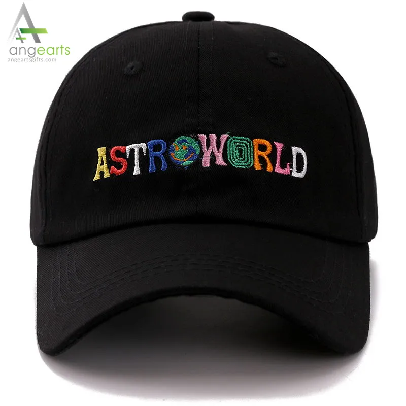 Topi Snapback Katun Tavis Scotts Astroworld, Topi Bisbol untuk Pria Wanita, Hip Hop, Topi Ayah, Topi Garros Tulang