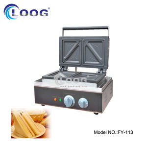 Gaufrier pour gaufrier triangulaire multifonctionnel, équipement de cuisson Commercial, nouveauté, appareil pour Sandwich et petit déjeuner - Product Image 3