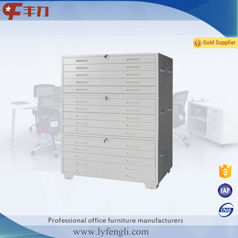 Verified Supplier Map Cabinet Steel Drawer Cabinets for A0/A1 Maps ...