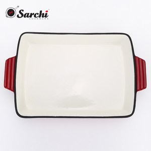 Poêle à lasagnes en <span class=keywords><strong>fonte</strong></span> émaillée, rôtissoire <span class=keywords><strong>rectangulaire</strong></span> - Product Image 2
