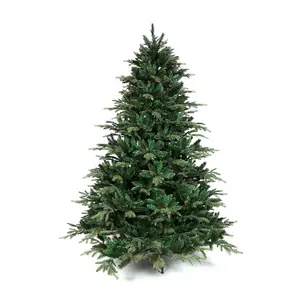 Árbol de Navidad verde de Venta caliente de fábrica 2024 para decoración navideña