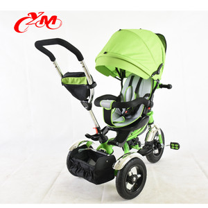 Mode vente Chaude <span class=keywords><strong>tricycle</strong></span> enfants 4 en 1 gris/confortable air pneu bébé poussette trike/bon EN71 bébé <span class=keywords><strong>tricycle</strong></span> en Europe marché - Product Image 5