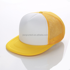 High Quality Snapback Black <strong>White</strong> Two Color <strong>Flat</strong> Brim 5-panel Foam Mesh Trucker <strong>Cap</strong> - Product Image 2