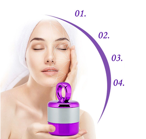3D Électrique Vibrateur Maquillage Éponge Smart Puff Cosmétiques Teint Poudre <span class=keywords><strong>Visage</strong></span> Make up Outil de Massage - Product Image 4