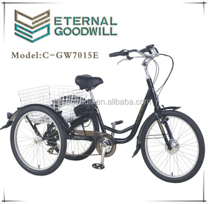 Venta caliente 7 velocidad eléctrica trike deriva/250 W Paseo triciclo para adultos - Product Image 1