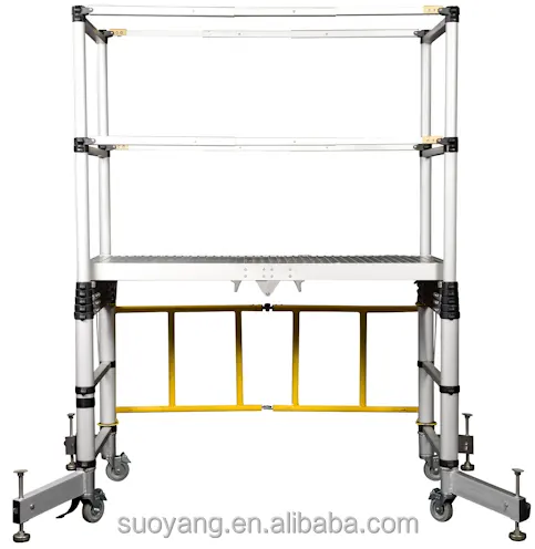 Hoge Kwaliteit Aluminium Gebruikt Steigers Ladder Voor Koop 6063T5 EN131 Certificaat Sgs