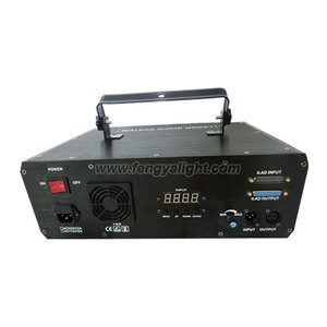 Lumière de scène laser d'animation RGB couleur pleine 2W avec contrôle DMX, indice de protection IP33 - Product Image 3