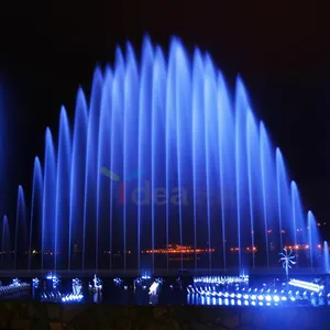 100 메터 Outdoor large scale running music 물 fountain