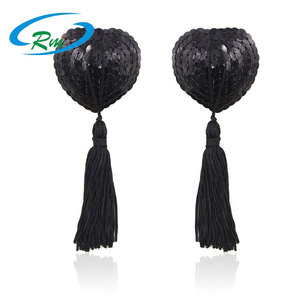<strong>Naked</strong> Young <strong>Girls</strong> Bra Super Sexy Silicone Adhesive Tassel Nipple Cover - Product Image 2