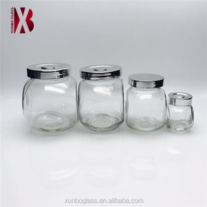 50 ml 180 ml 380 ml 480 ml <span class=keywords><strong>tambour</strong></span> plat en verre épices bouteille pot de miel - Product Image 4