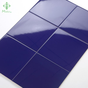 Tốt Nhất Người Bán 4*4 Inch Bóng Tối Màu Xanh Gạch Tàu Điện Ngầm Gạch Cho Nhà Bếp - Product Image 5