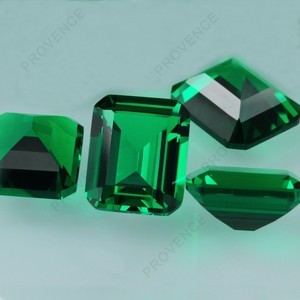 European <strong>Emerald</strong> <strong>Cut</strong> Green Nano Loose Gemstone-8x10mm