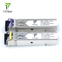 Module SFP 1.25G SFP BIDI 60KM 1490/1550nm SMF Simplex LC Transceiver Émetteur-récepteur à fibre optique monomode