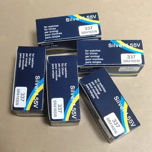 100 pcs/很多 337 SR416SW 纽扣电池 1.55V 纽扣银氧化物电池 623 D337 V337 SP337 手表电池