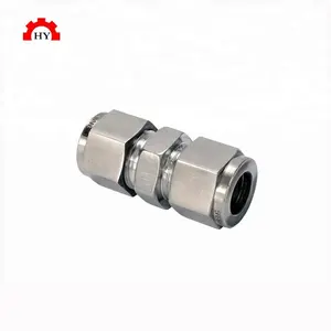 Kualitas Tinggi 3000 Psi Tekanan Tinggi 1/4 Swagelok Stainless Steel Ferrule Tabung Fitting