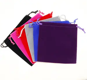 Super Zachte Sieraden Tassen Luxe Fluwelen Koord Tassen Pouches Candy Gift Tassen Voor Christmas Party Bruiloft Gunsten