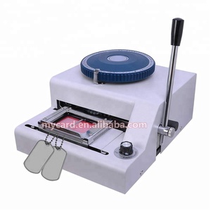 Manual metal dog tag embosser embossing machine - Product Image 6