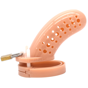 FAAK 12.7cm Offre Spéciale <span class=keywords><strong>cage</strong></span> de chasteté en plastique avec porte-clé dispositif de chasteté serrure pour homme <span class=keywords><strong>cage</strong></span> à pénis <span class=keywords><strong>cage</strong></span> de chasteté pour homme - Product Image 5
