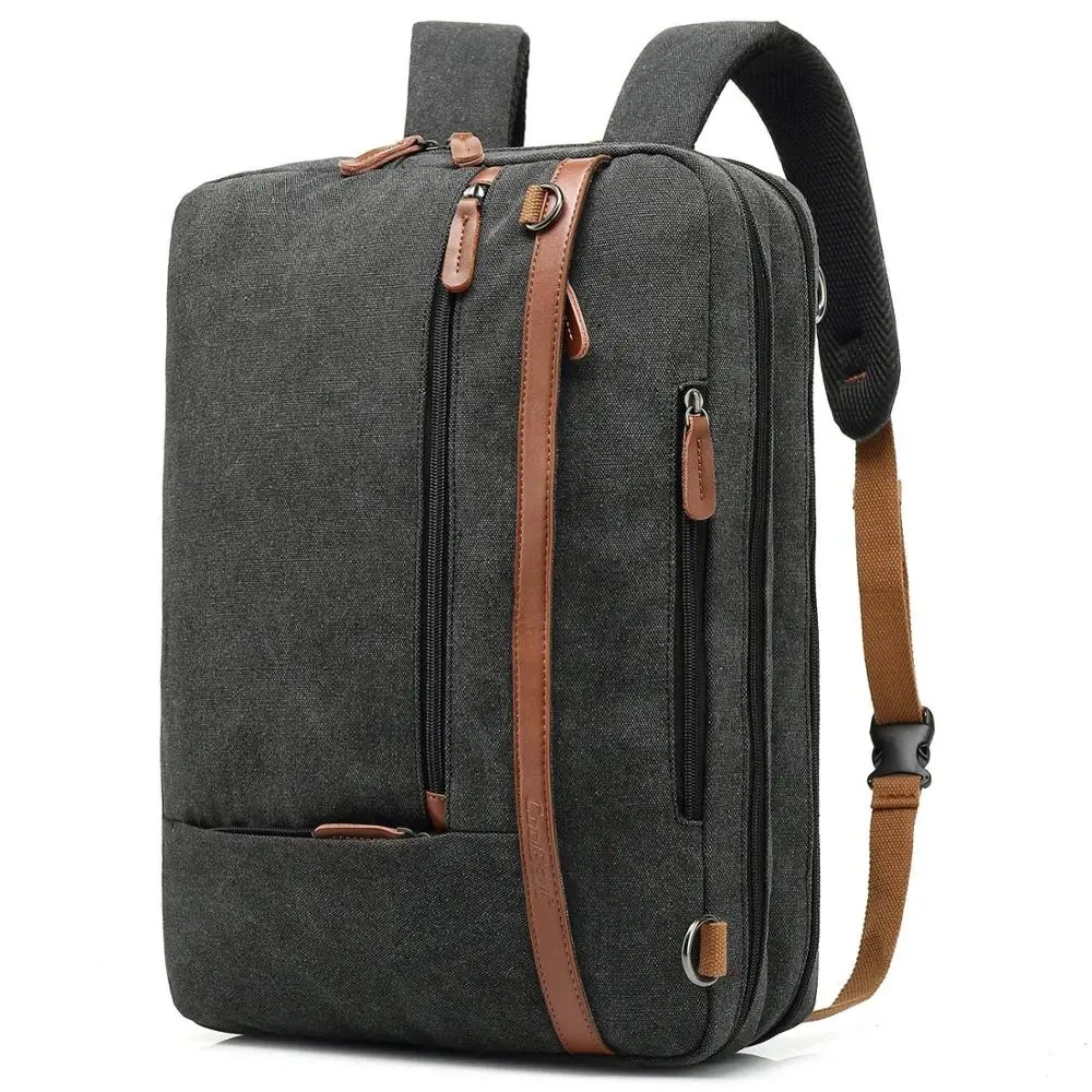 15.6 And 17.3 Inches Customized Handle Laptop Crossbody Computer Briefcase Bag Messenger Backpack For Business