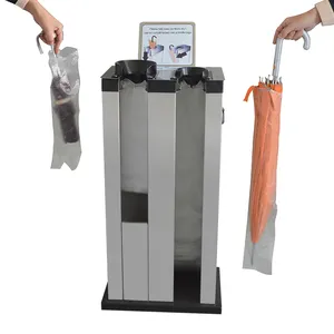 2024 innovative Automatic wet Umbrella Bag Dispenser Umbrella wrapping Machine