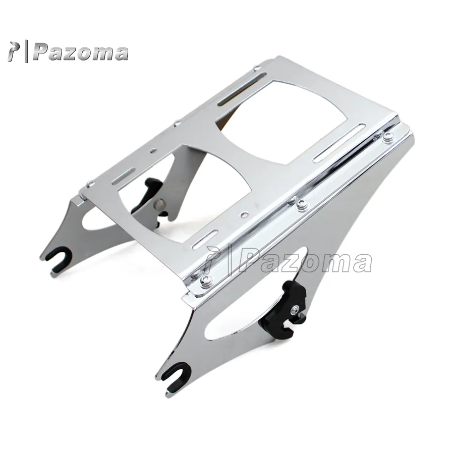 Detachable Two-up Tour Pak Pack Mounting Luggage Rack Bracket Baggage Holder for Harley Touring