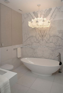 Baldosa de Mármol <span class=keywords><strong>Italiano</strong></span> Bianco Statuarietto con Acabado Pulido de Alto Brillo, Diseño Moderno Ecológico para Baño y Villa - Product Image 6