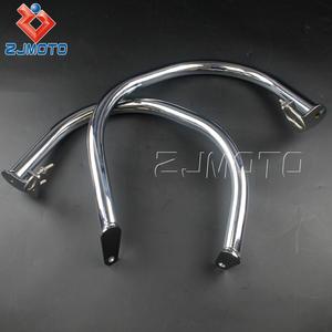 Barra de choque para motocicleta, protector de motor de 1 a 1/4 pulgadas, barra de carretera para <span class=keywords><strong>Honda</strong></span> Shadow VT750 <span class=keywords><strong>Black</strong></span> <span class=keywords><strong>Spirit</strong></span> VT750C2B - Product Image 4